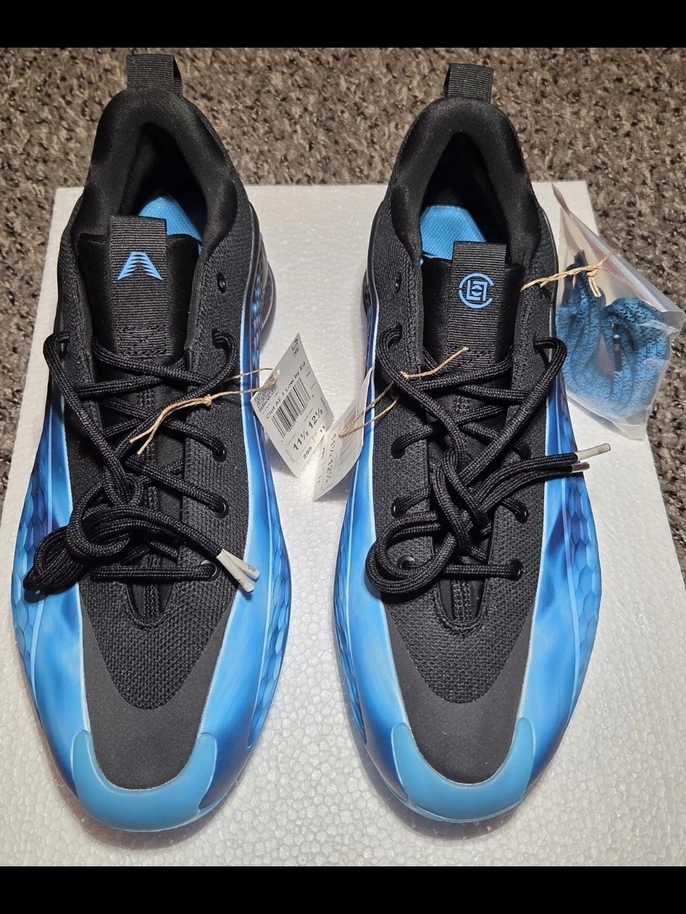 Sneaker Adidas Clot X Ae 1 Low Blue Flame NEW With Tags Mens Shoes